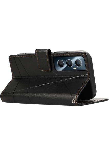 Realme C65 Üç Kart Yuvaları Için Flip Case Kickstand Şok Emici (Yurt Dışından) fırsatları