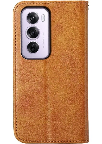 Oppo Oppo 12 Pro 5g Için Flip Case Standı El Kayışı Eşkenar Dörtgen Şekli Günlük Kullanım (Yurt Dışından) modelleri