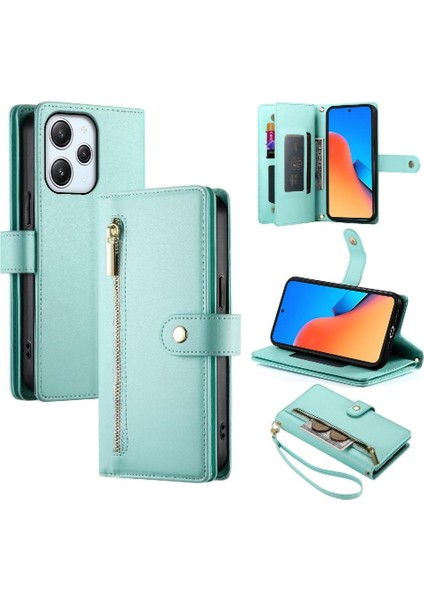 Xiaomi Redmi Için Flip Case 12 4g/5g Çok Fonksiyonlu Kart Yuvaları Kickstand (Yurt Dışından)