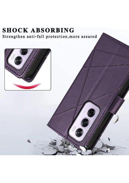 Oppo Oppo 12 Pro 5g Için Flip Case Üç Kart Yuvaları Darbeye Kickstand (Yurt Dışından) indirimleri