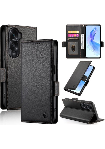 Onur X50I Günlük Kullanım Için Flip Case Cüzdan Kartvizit Yuvaları (Yurt Dışından)