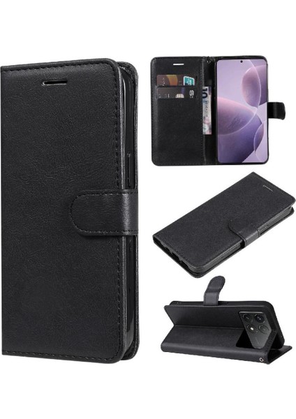 Xiaomi Redmi K70 Için Flip Case Yüksek Kalite Deri Iş Cüzdan Telefon (Yurt Dışından)