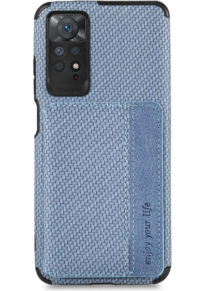 Xiaomi Redmi Için Not 11 Pro 4g/5g Standı Fonksiyonu Manyetik Kart Rfıd (Yurt Dışından)