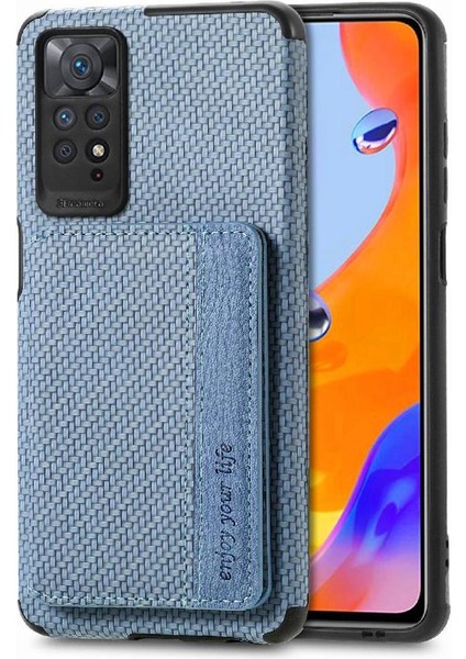 Xiaomi Redmi Için Not 11 Pro 4g/5g Standı Fonksiyonu Manyetik Kart Rfıd (Yurt Dışından)