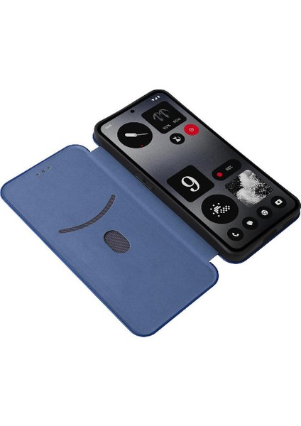 Nothing Flip Case Cmf Telefon 1 Tam Koruma Manyetik Karbon Fiber (Yurt Dışından)