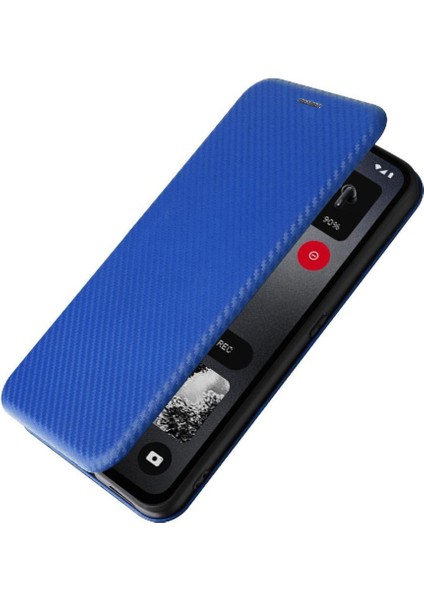Nothing Flip Case Cmf Telefon 1 Tam Koruma Manyetik Karbon Fiber (Yurt Dışından)