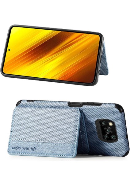 Xiaomi Poco X3 Pro Manyetik Kart Tutucu Rfıd Engelleme Için Kılıf Komple (Yurt Dışından) indirimleri
