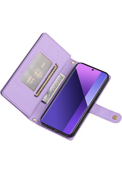 Xiaomi Redmi Not Için Flip Case 13 Pro Artı Standı Cüzdan Çok Fonksiyonlu (Yurt Dışından)