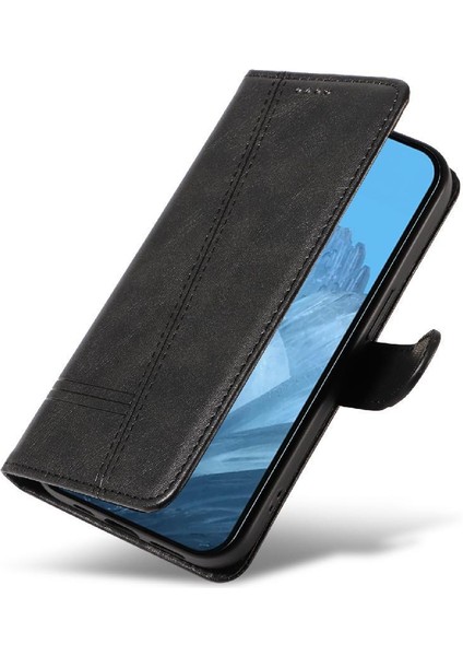 Kredi Kartı Yuvası Cüzdan Telefon Kılıfı Siyah ile Google Pixel 9 Için Filp Durumda (Yurt Dışından) fırsatları