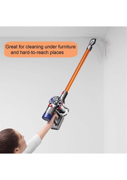 Dyson V6/DC58/DC59/DC61/DC62/DC74 Için Hızlı Bırakma Değnek Vakumlar Ek Uzatma Tüpü Çubuk Elektrikli Süpürgeler Turuncu (Yurt Dışından)