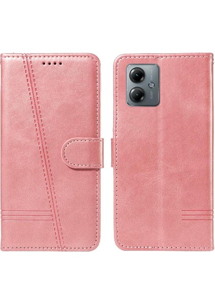 Motorola Moto G14 4g Cüzdan Telefon Kılıfı Için Filp Durumda Ayrılabilir Siyah ile (Yurt Dışından) fiyatları