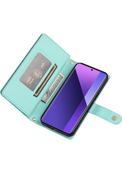 Xiaomi Redmi Not Için Flip Case 13 Pro Artı Standı Cüzdan Çok Fonksiyonlu (Yurt Dışından)