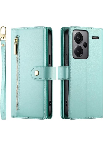 Xiaomi Redmi Not Için Flip Case 13 Pro Artı Standı Cüzdan Çok Fonksiyonlu (Yurt Dışından)