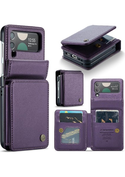 Samsung Galaxy Z Flip 4 5g Kickstand Slim Case Pu Için Caseme Cüzdan Kılıf (Yurt Dışından) fiyatları