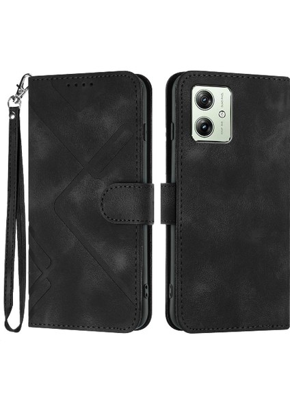 Motorola Moto G54 5g Flip Cüzdan Manyetik Kapak Pu Deri ile (Yurt Dışından)