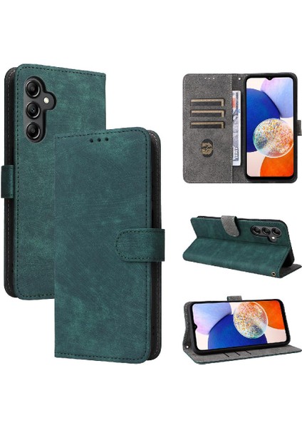 Samsung Galaxy A15 Için Kılıf 4g/5g Kart Yuvaları Kapak Pu Deri Flip Folio (Yurt Dışından)