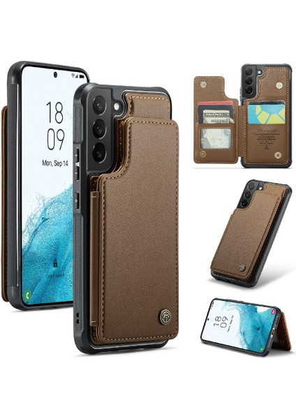 Samsung Galaxy S22 Kart Tutucu Ince Darbeye Pu Için Caseme Cüzdan Kılıf (Yurt Dışından) modelleri
