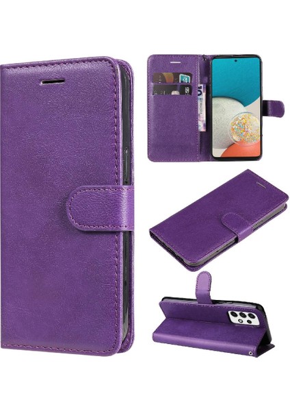 Samsung Galaxy Için Flip Case A53 5g Yüksek Kaliteli Deri Iş Cüzdan (Yurt Dışından)