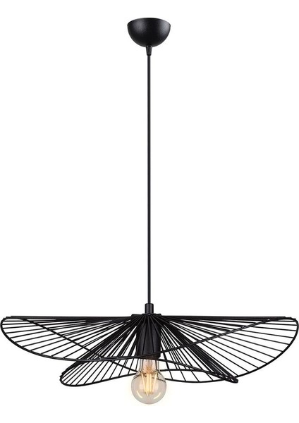 Wavy Tel Sarkıt Özel Tasarım Avize Çap 90 cm