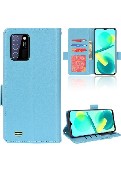 Oukitel C25 Cüzdan Pu Deri Kart Yuvaları Tutucu Yan Toka Için Kılıf (Yurt Dışından)