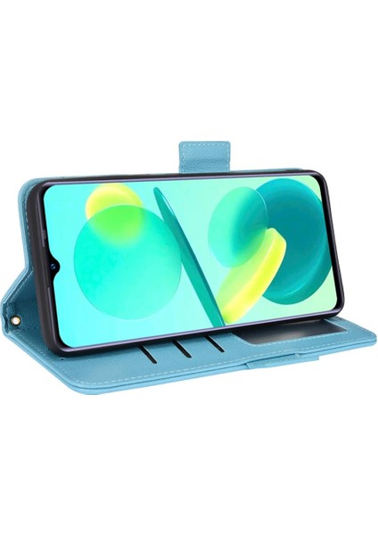Oukitel C25 Cüzdan Pu Deri Kart Yuvaları Tutucu Yan Toka Için Kılıf (Yurt Dışından) modelleri