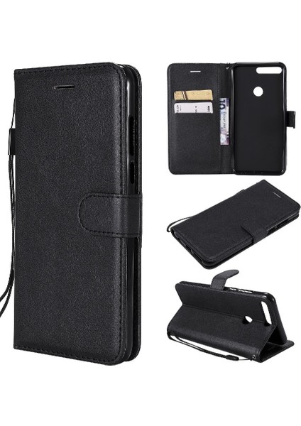 Kart Yuvası Klasik ile Onur 7c Iş Cüzdan Telefon Kılıfı Için Flip Case (Yurt Dışından)