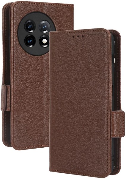 Oneplus 11 Için Kılıf Yan Toka Cüzdan Manyetik Kart Yuvaları Tutucu Pu (Yurt Dışından) modelleri