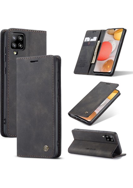 Samsung Galaxy Flip 5g Için Flip Case Vintage Pu Deri Cüzdan Kılıf Kartı (Yurt Dışından)