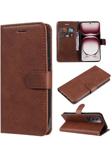Oppo Oppo 12 Pro 5g Için Flip Case Kart Yuvası ile Yüksek Kaliteli Deri Kılıf (Yurt Dışından)