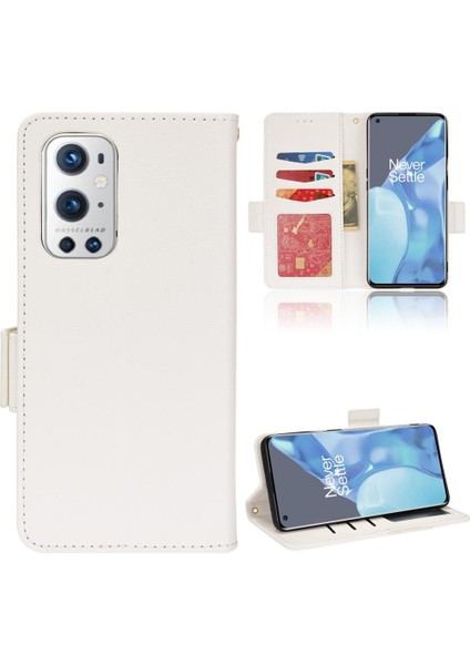 Oneplus 9 Için Kılıf Pro Yan Toka Cüzdan Pu Deri Manyetik Kart Yuvaları (Yurt Dışından)