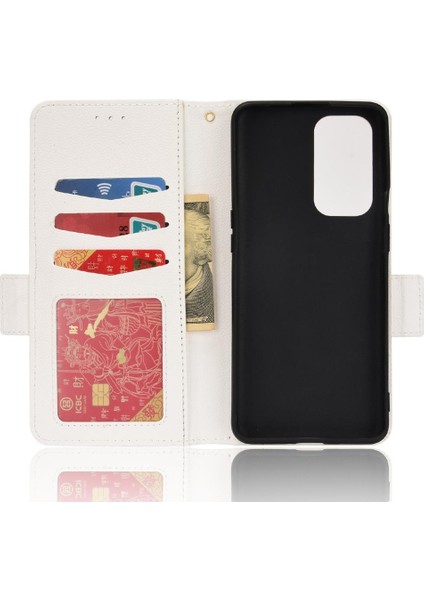 Oneplus 9 Için Kılıf Pro Yan Toka Cüzdan Pu Deri Manyetik Kart Yuvaları (Yurt Dışından)
