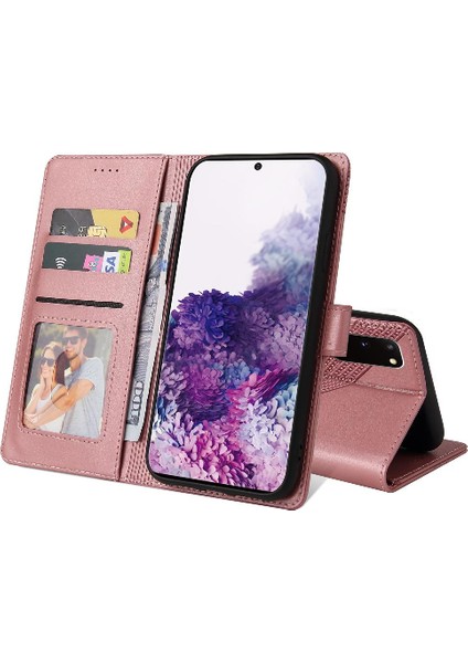 Samsung Galaxy S20 Üç Kart Yuvaları Kickstand Premium Için Flip Case (Yurt Dışından)