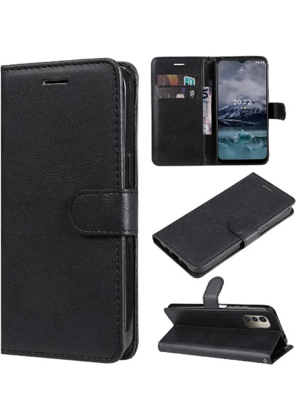 Kart Yuvası Klasik ile Nokia G21/NOKIA Yüksek Kalite Deri Için Flip Case (Yurt Dışından)