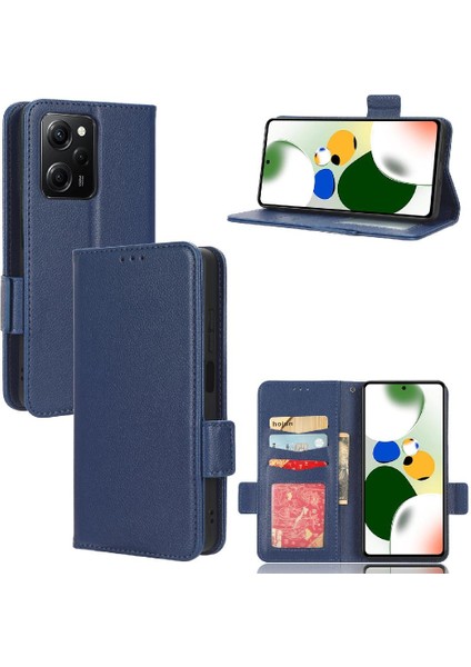 Xiaomi Poco X5 Pro 5g Manyetik Kart Yuvaları Tutucu Pu Deri Yan (Yurt Dışından)