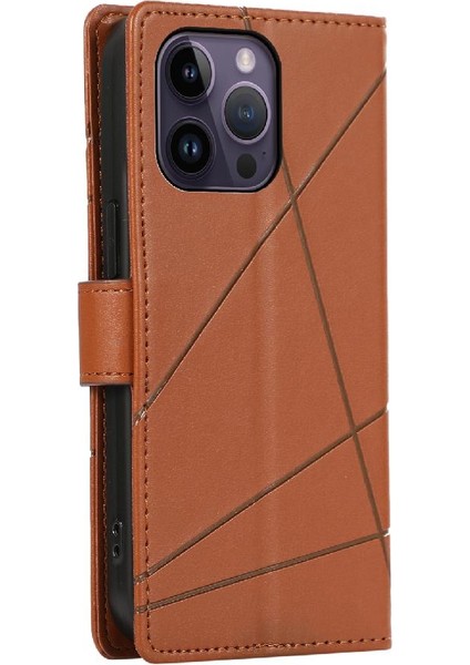 Apple iPhone 14 Için Flip Case Pro Max Şok Emici Darbeye Kickstand Kart (Yurt Dışından)