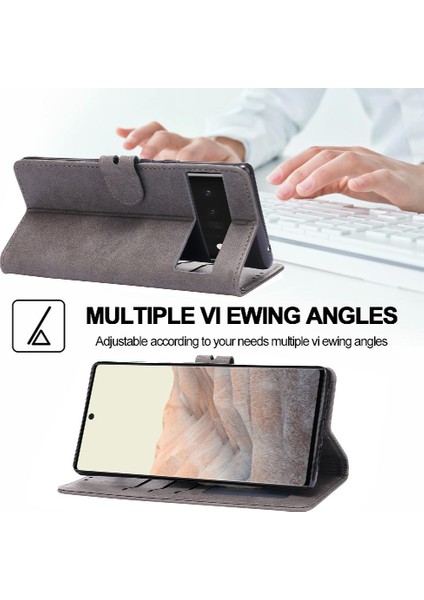 Google Piksel 7 Pro Kickstand Kabartmalı Kart Tutucu Kapatma Için Cüzdan Durumda (Yurt Dışından) fırsatları