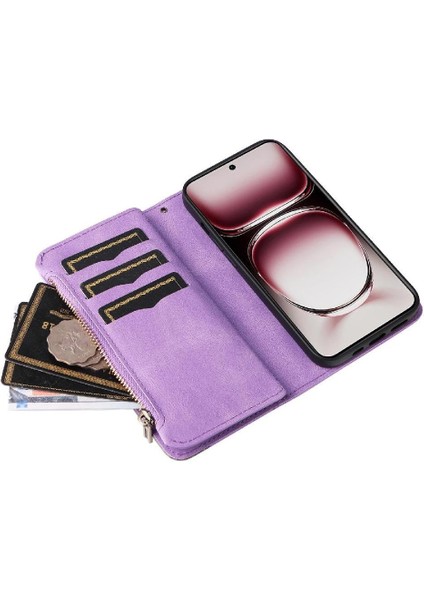 Oppo Oppo 12 Pro 5g Dokuz Kart Yuvaları Iki Renkli Dikiş Kickstand Için Kılıf (Yurt Dışından) fırsatları