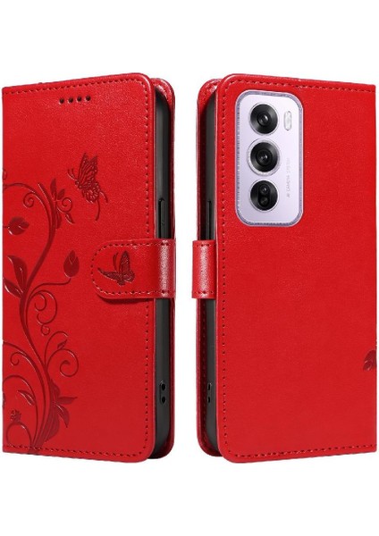 Oppo Hand 12 5g Için Kılıf ve Kart Yuvası El Yüksek ile Kabartmalı Kelebek (Yurt Dışından) indirimleri