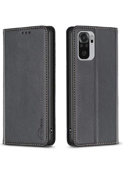 Xiaomi Redmi Not 10 Için Flip Case 4g Manyetik Cüzdan Pu Deri Yuvası (Yurt Dışından) indirimleri