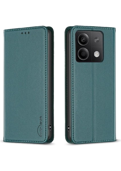 Xiaomi Redmi Not 13 Için Flip Case 5g Çoklu Kart Yuvası Çok Renkli Pu (Yurt Dışından)