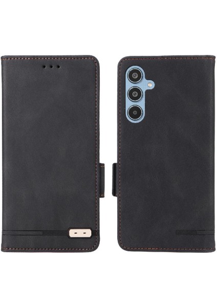 Toka ile Samsung Galaxy M35 Manyetik Cüzdan Kart Tutucu Için Flip Case (Yurt Dışından)