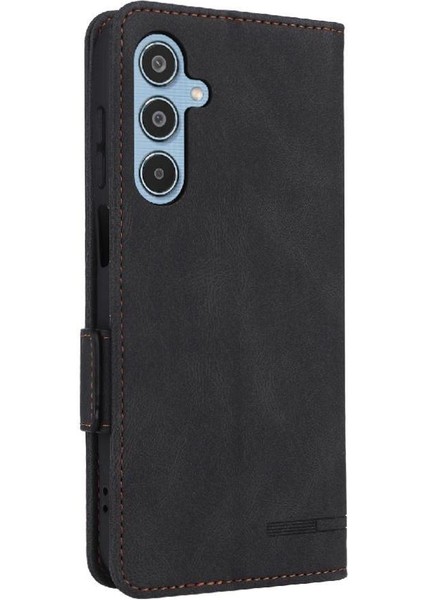 Toka ile Samsung Galaxy M35 Manyetik Cüzdan Kart Tutucu Için Flip Case (Yurt Dışından)