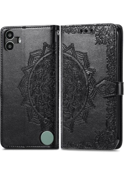 Nothing Flip Case Cmf Telefon 1 Zarif Desen Kapak Kapak Darbeye (Yurt Dışından)