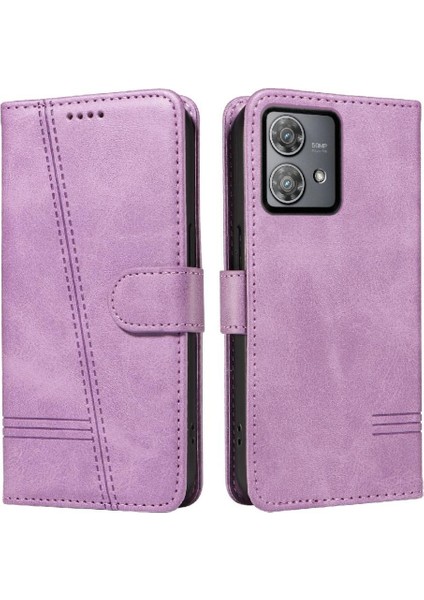 Motorola Edge 40 Neo Için Kredi Kartı Yuvası ile Ayrılabilir Siyah (Yurt Dışından) modelleri