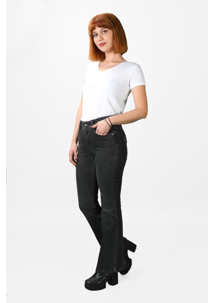 Kadın Çan Paça Kot Pantolon modelleri