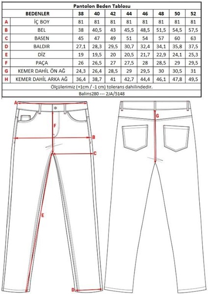 Kadın Çan Paça Kot Pantolon
