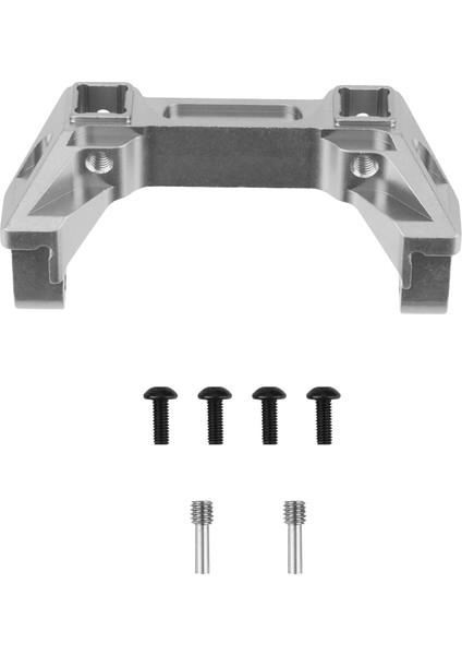 Trx4 Metal Arka Tampon Montaj Parçaları Için TRA8237'NIN Değiştirilmesi 4 1/10 Rc Paletli Araba Yükseltme Parçaları, Gümüş (Yurt Dışından)