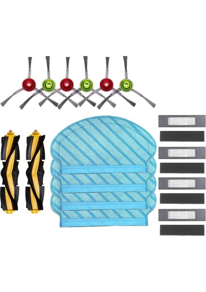 Ecovacs Deebot Ozmo 950 920 N8 Pro N8 Pro+ T8 T8 Aıvı T8 Için Yedek Parçalar Aksesuar Seti. Maksimum T9 T9+ (Yurt Dışından)