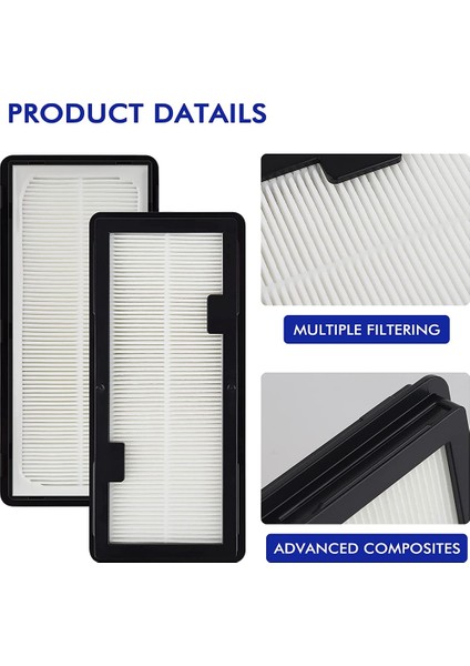 Samsung Jet Bot Aı+ ve Jet Bot+ Elektrikli Süpürgeler Için 2 Adet Yıkanabilir Yedek Hepa Filtreler, VR30T85513W/AA Robot Için Uygun (Yurt Dışından) indirimleri