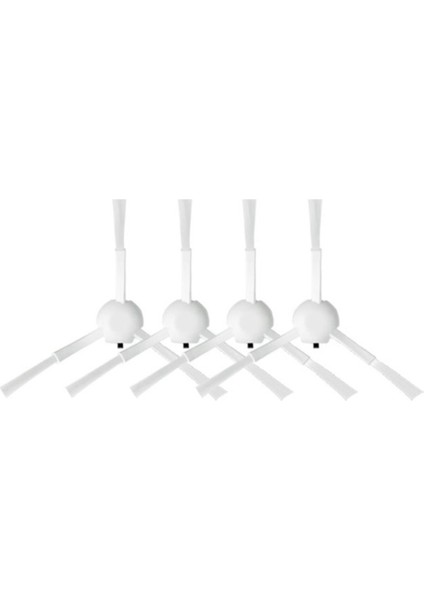 Dreame S10/S10 Pro Robotlu Süpürge Filtreleri Yedek Yedek Parça Zemin Temizleme Için 4 Adet Yıkanabilir Yan Fırça (Yurt Dışından)